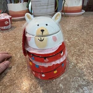 Whimsical Cupboard Adorable Polar Bear Stackable Measuring Cups NWT different